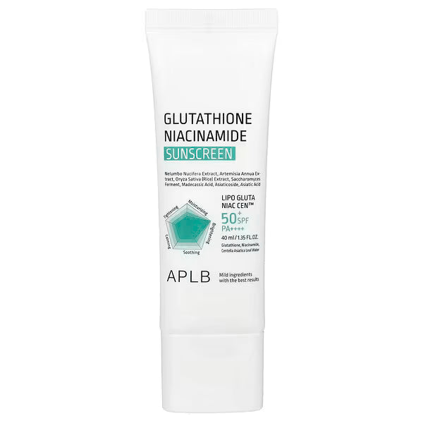APLB Glutathione Niacinamide Sunscreen 40ml tube