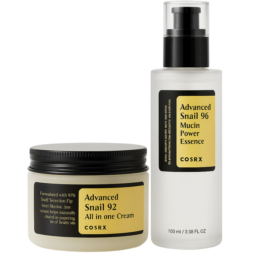 COSRX Advanced Snail 92 All In One Cream and Advanced Snail 96 Mucin Power Essence