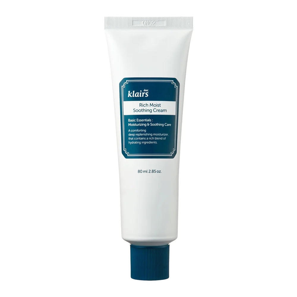 Klairs Rich Moist Soothing Cream in a 80ml tube
