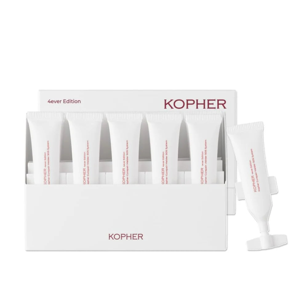 KOPHER Curepair Melder SOS System (1.5ml x 20) with multiple tubes on a white background