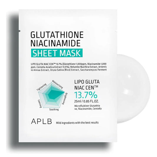 APLB - Glutathione Niacinamide Sheet Mask (1 Mask)