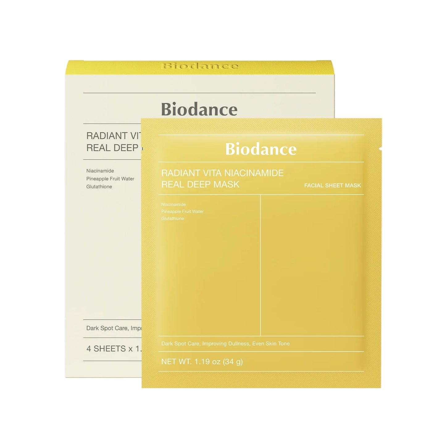 BIODANCE - Radiant Vita Niacinamide Real Deep Mask