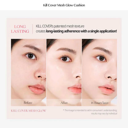 CLIO - Kill Cover Mesh Glow Cushion Set (02 - Lingerie)