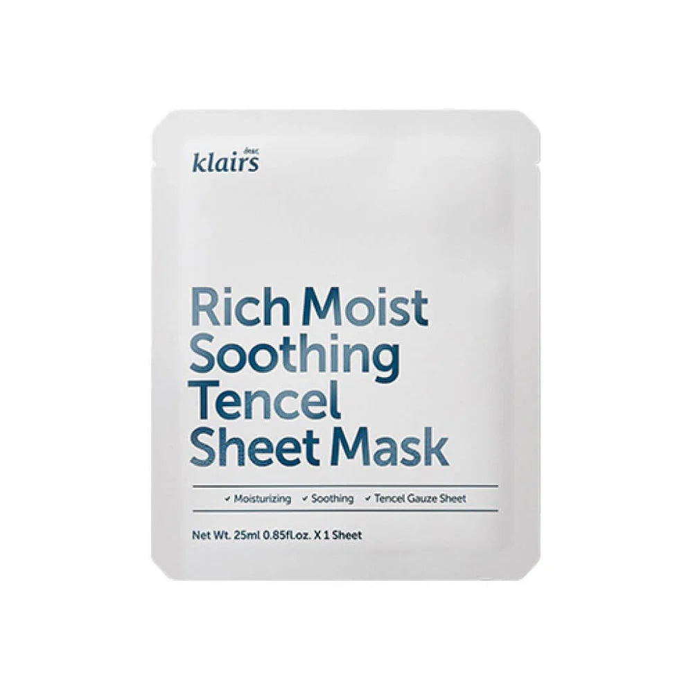 KLAIRS - Rich Moist Soothing Tencel Sheet Mask (1 Mask)