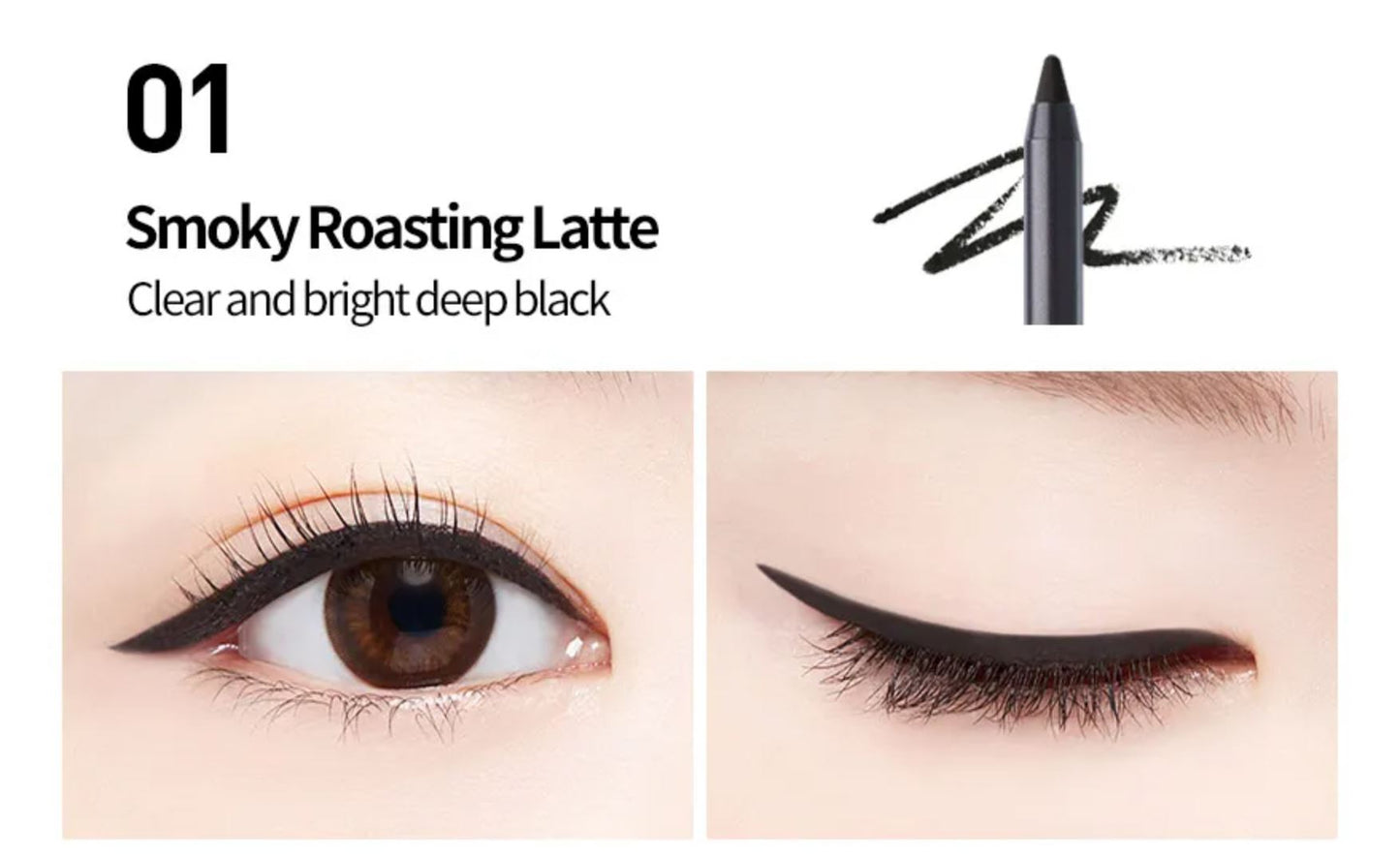 MACQUEEN The Big Waterproof Pencil Gel Liner Smoky Roasting Latte