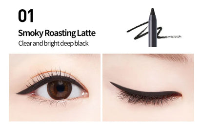 MACQUEEN The Big Waterproof Pencil Gel Liner Smoky Roasting Latte