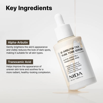 NIDA - Alpha-Arbutin TXA Pure Tone Serum