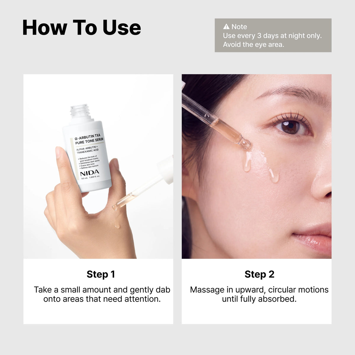 NIDA - Alpha-Arbutin TXA Pure Tone Serum