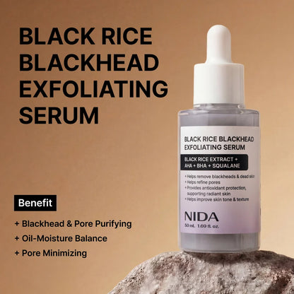 NIDA - Black Rice Blackhead Exfoliating Serum