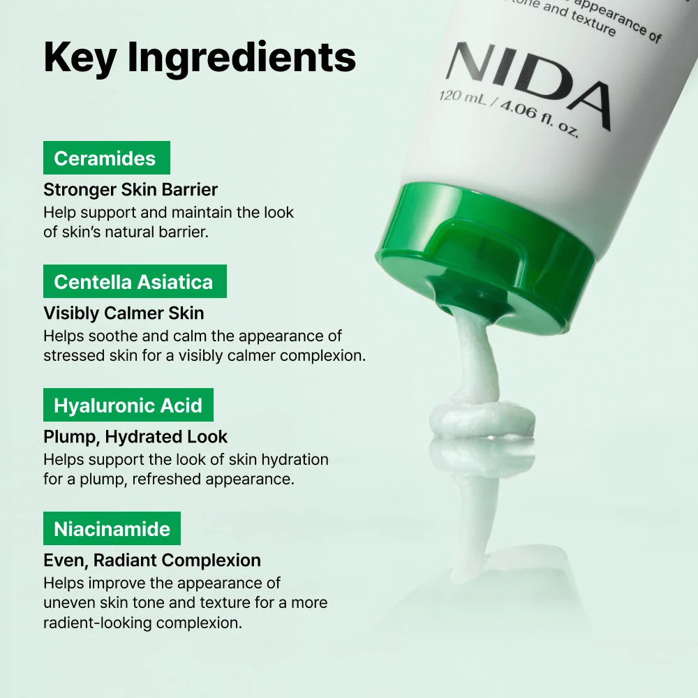 NIDA - Centella Deep Pore Cleansing Foam