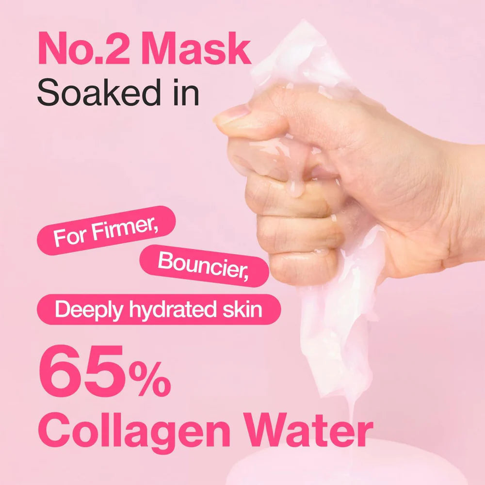NUMBUZIN - No.2 Rose PDRN Collagen Plumping Sheet Mask (1 Mask)