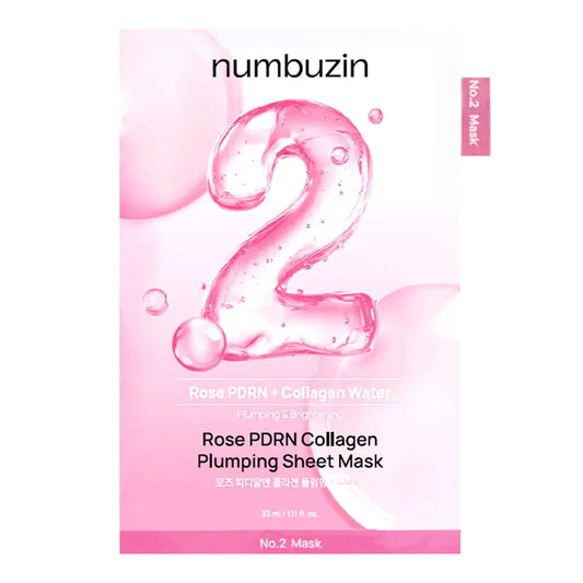 NUMBUZIN - No.2 Rose PDRN Collagen Plumping Sheet Mask (1 Mask)