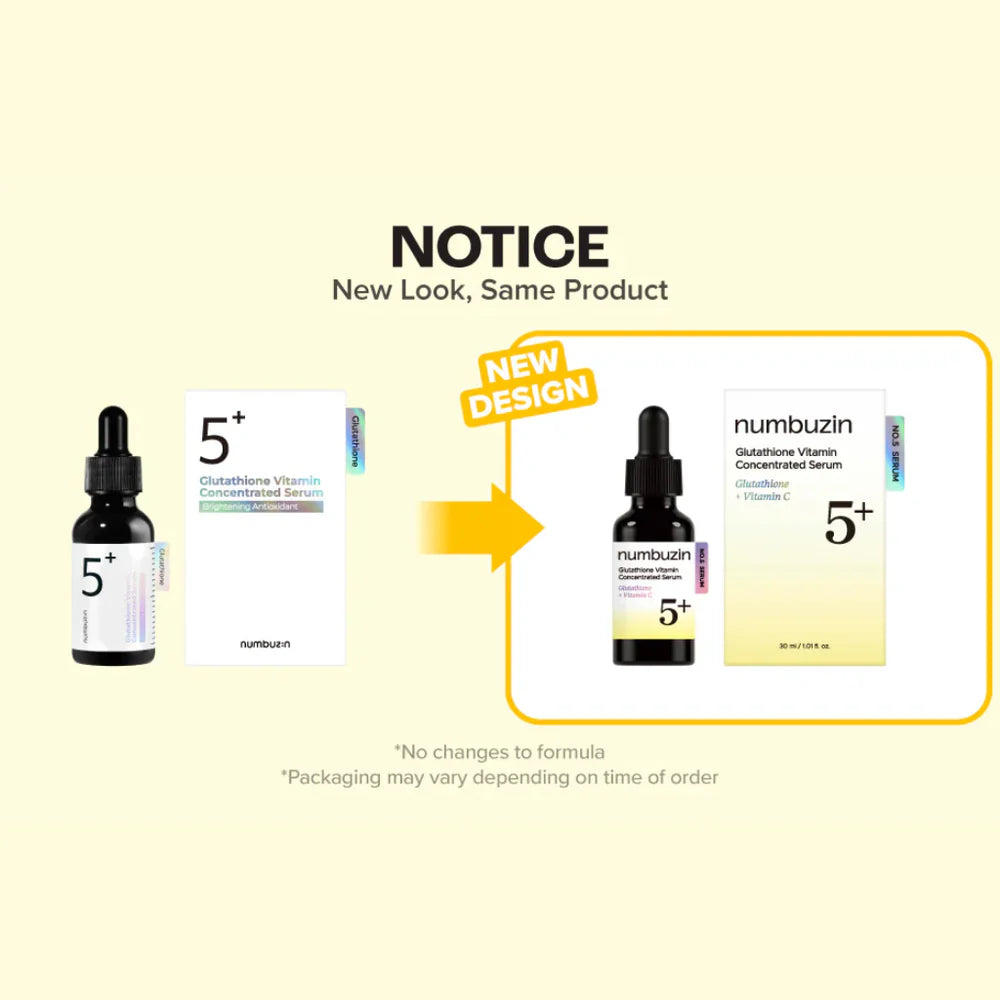 NUMBUZIN - No.5+ Glutathione Vitamin Concentrated Serum
