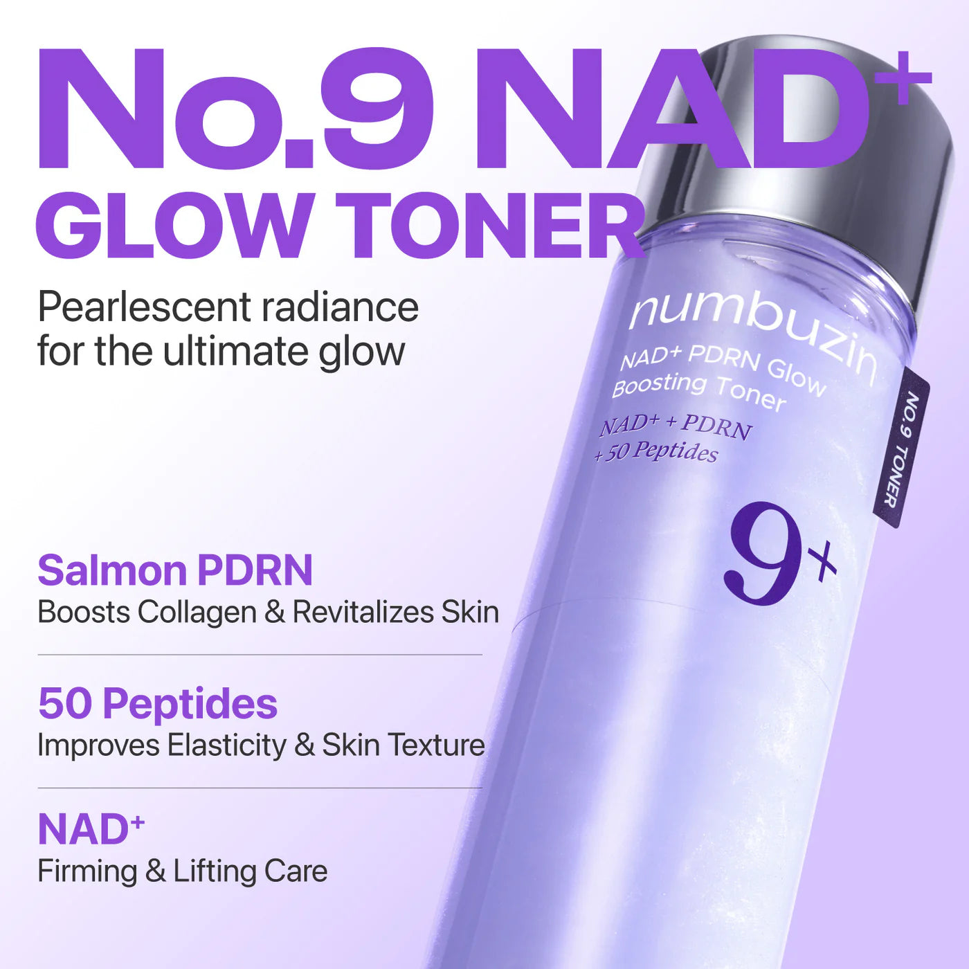 NUMBUZIN - No.9 NAD+ PDRN Glow Boosting Toner