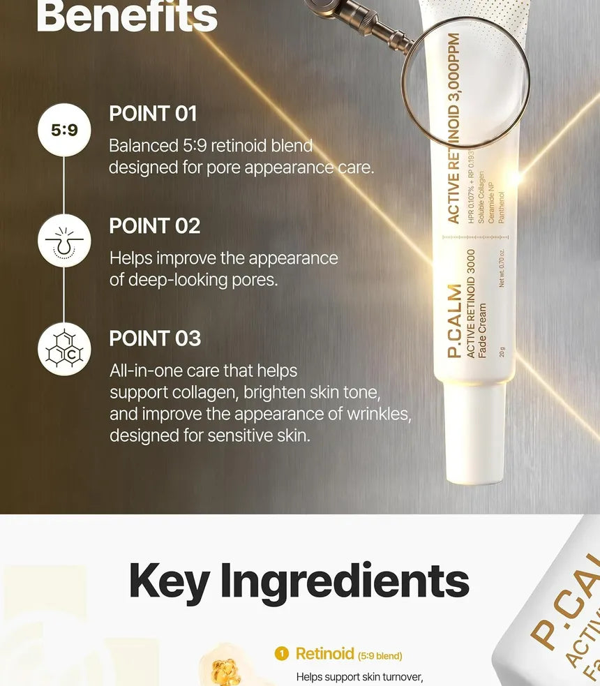 P.CALM - Active Retinoid 3000 Fade Cream
