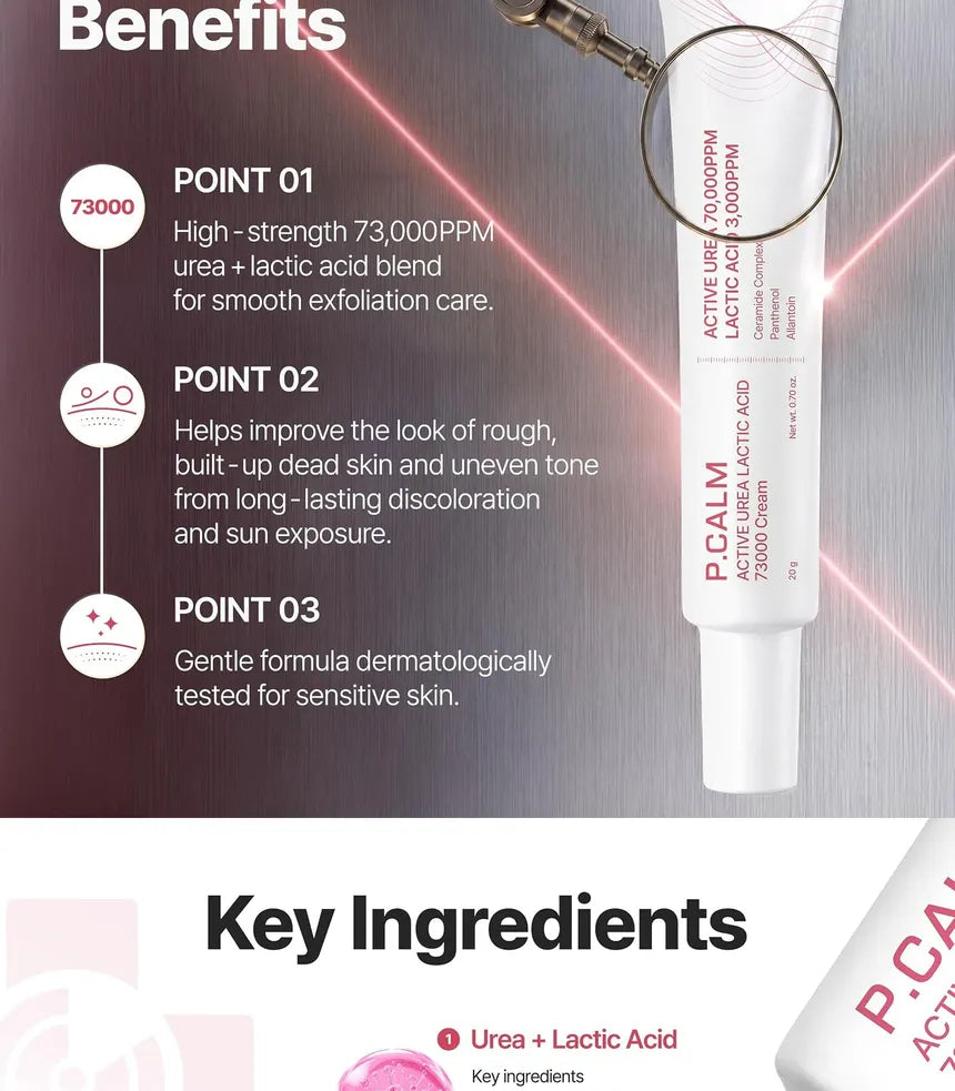 P.CALM - Active Urea Lactic Acid 73000 Cream