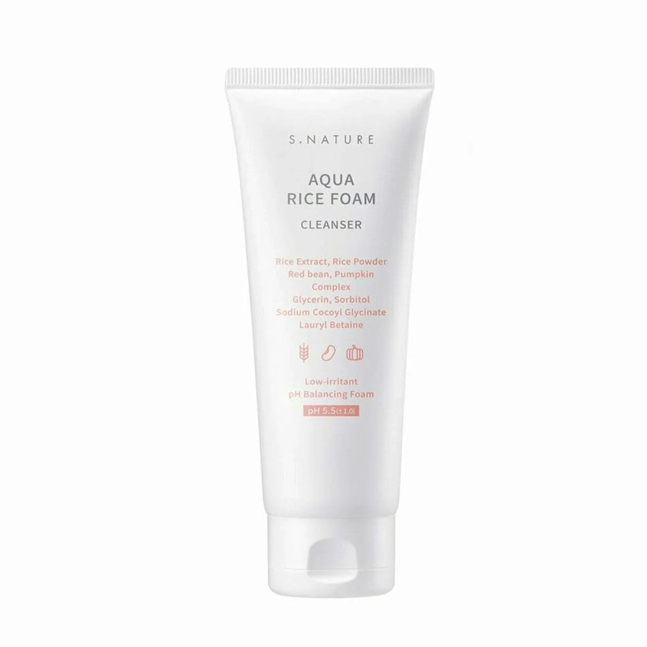 S.NATURE - Aqua Rice Foam Cleanser