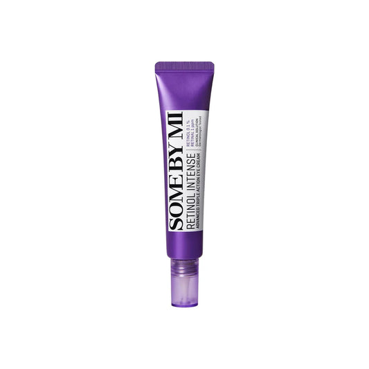Some By Mi Retinol Intense Advanced Triple Action Eye Cream 30ml in a purple tube