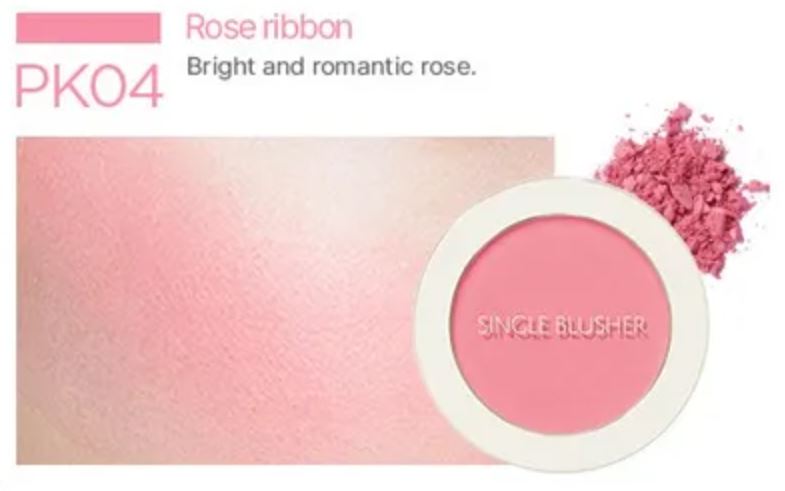 THE SAEM Saemmul Single Blusher PK04 Rose Ribbon