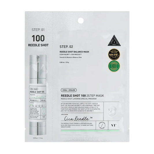 VT COSMETICS - Reedle Shot 100 2 Step Mask (1 Mask)